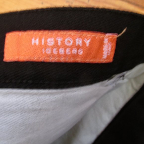 NWT- Iceberg History "Wacky Racers" Muttley Jean size 40 waist, Black denim - Picture 8 of 8